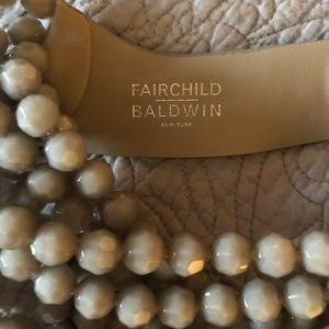Fairchild Baldwin multi-strand grey necklace